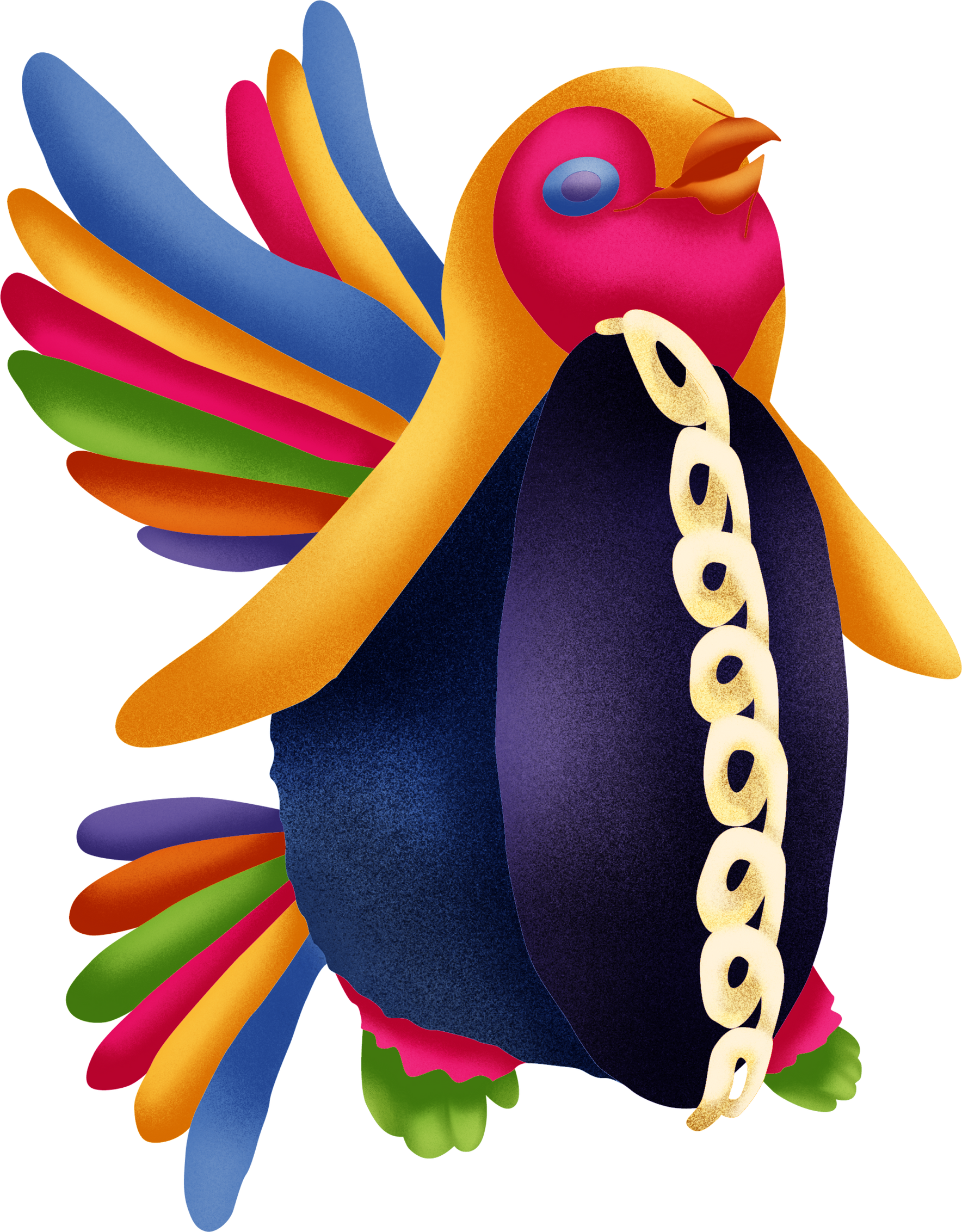 Mexican Bread Alebrije Pinguino
